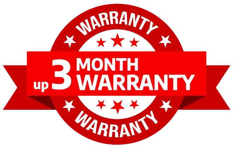 3 mont warranty