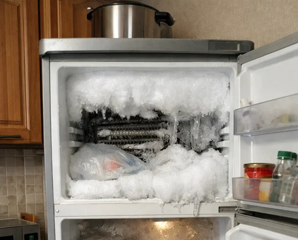 Freezer not defrosting