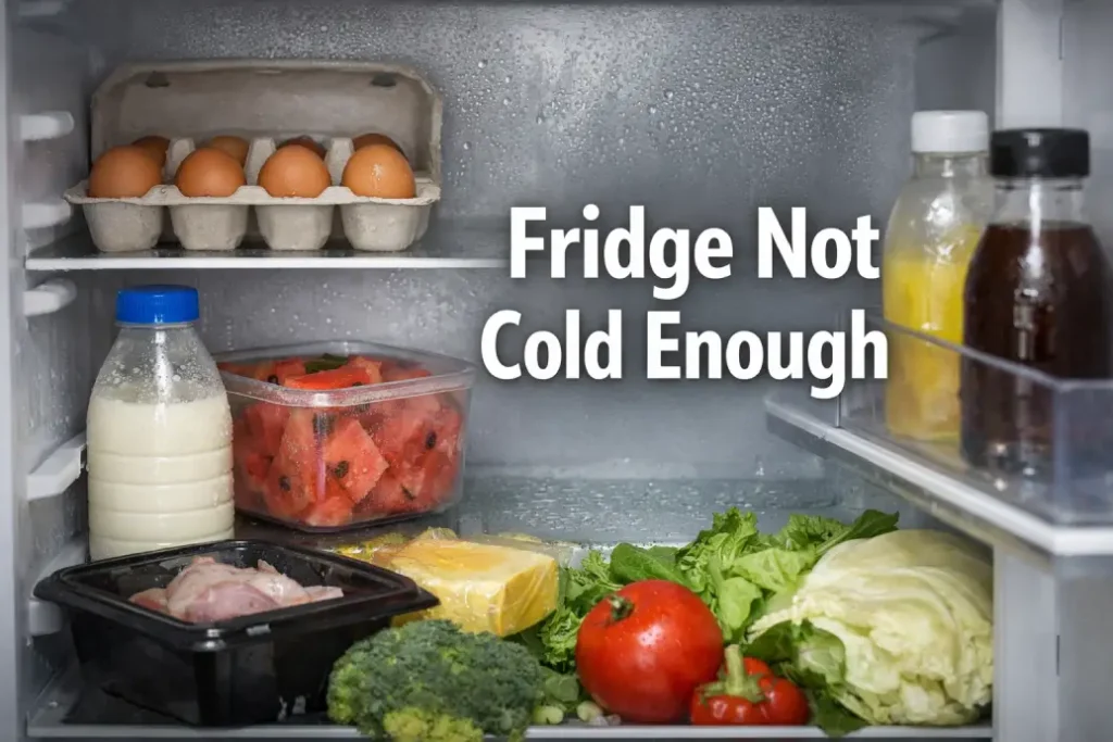 Fridge not cold enough control dial