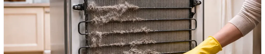 How often to clean refrigerator coils