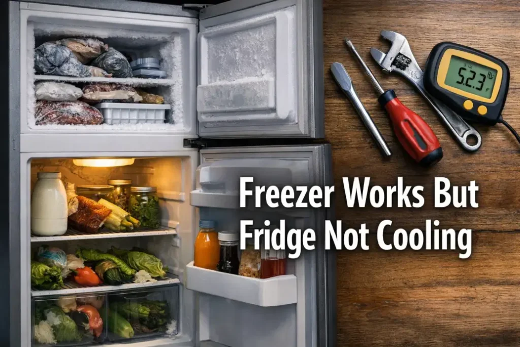 Freezer Works But Fridge Not Cooling