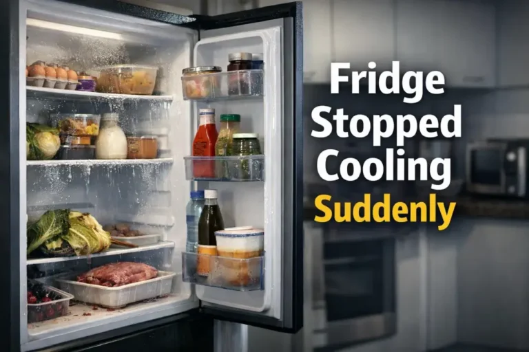 fridge stopped cooling suddenly